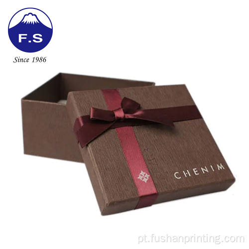 Caixa de capa dura de papel de luxo de luxo personalizada